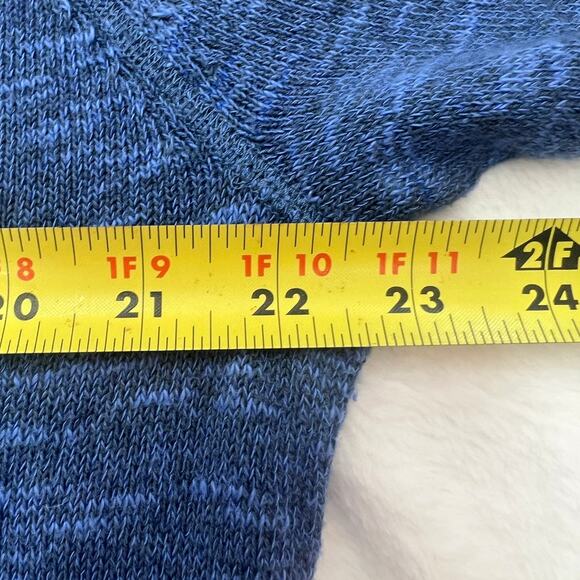 Peter Millar Men's Cotton/Cashmere Blend Crewneck Sweater Size L Heathered Blue - Picture 6 of 8